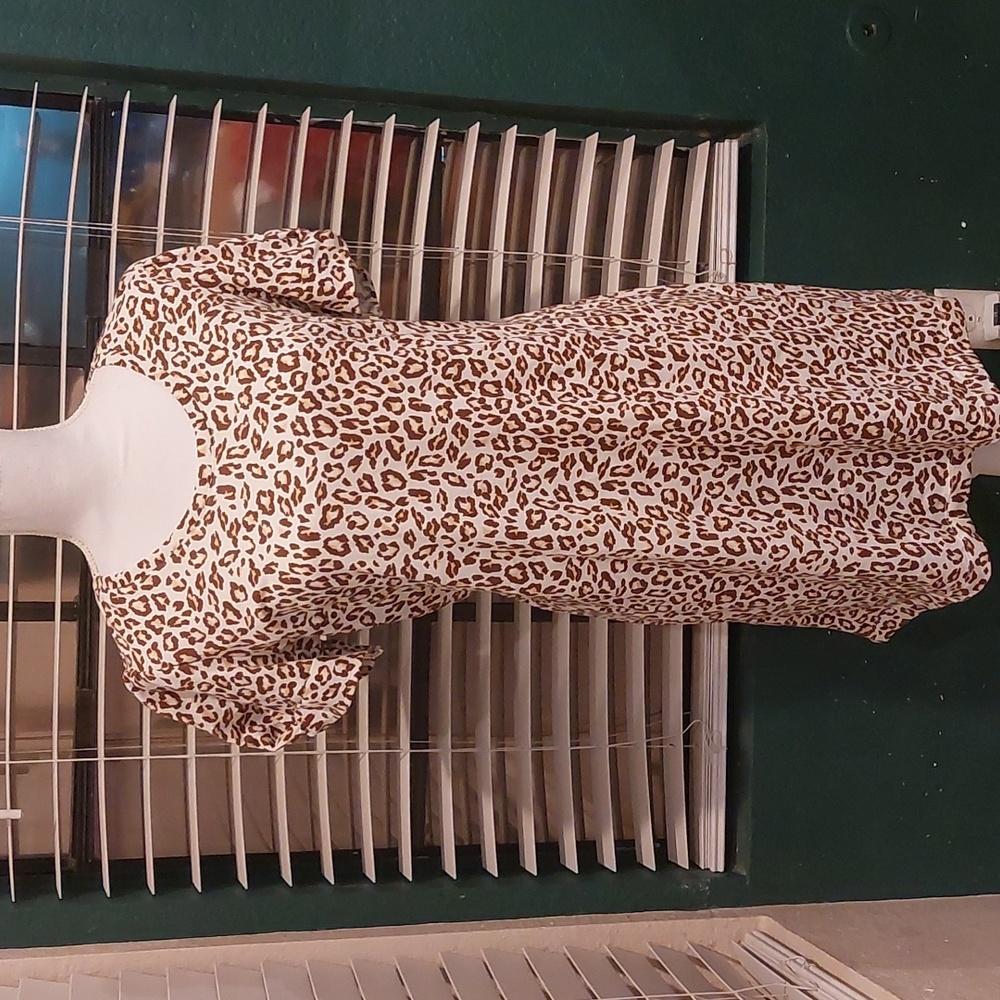 Nine West Cheetah Print Dress